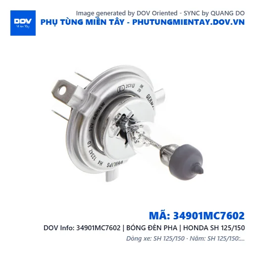 34901MC7602 | BÓNG ĐÈN PHA | HONDA SH 125/150 — 34901MC7602