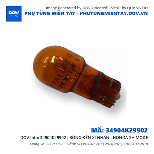34904K29902 | BÓNG ĐÈN XI NHAN | HONDA SH MODE — 34904K29902