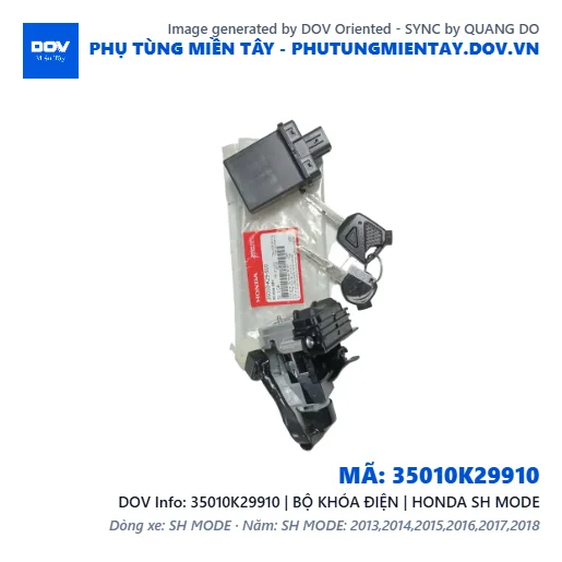 35010K29910 | BỘ KHÓA ĐIỆN | HONDA SH MODE — 35010K29910