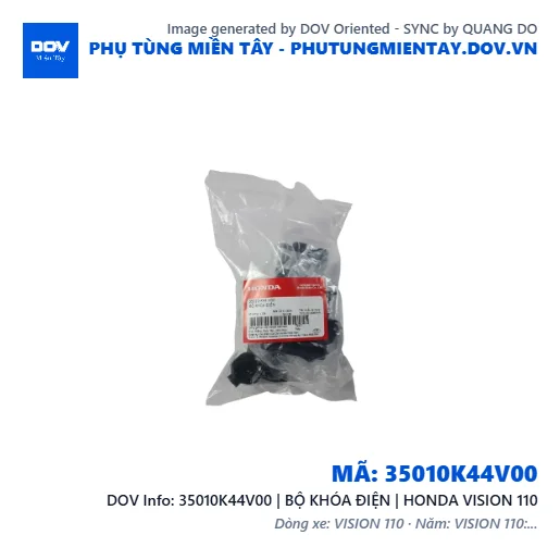 35010K44V00 | BỘ KHÓA ĐIỆN | HONDA VISION 110 — 35010K44V00