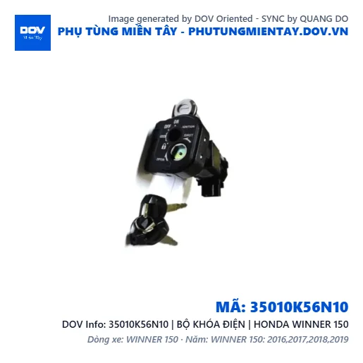 35010K56N10 | BỘ KHÓA ĐIỆN | HONDA WINNER 150 — 35010K56N10