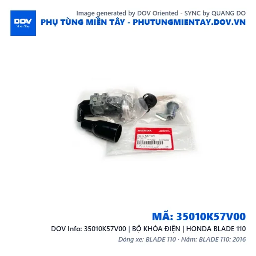 35010K57V00 | BỘ KHÓA ĐIỆN | HONDA BLADE 110 — 35010K57V00
