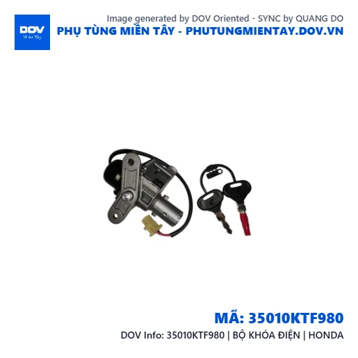 35010KTF980 | BỘ KHÓA ĐIỆN | HONDA — 35010KTF980