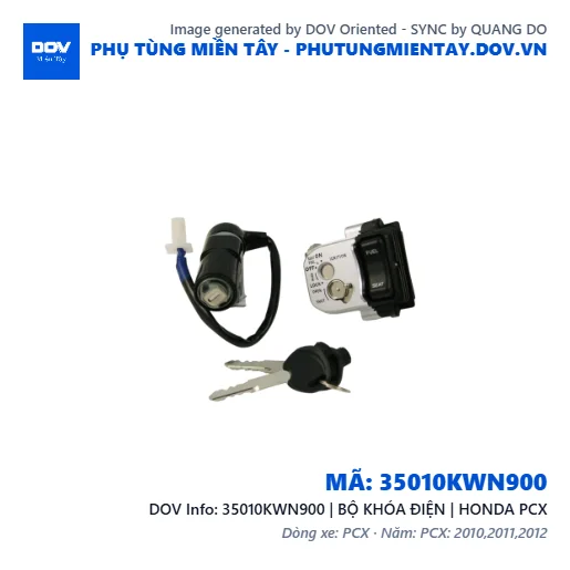 35010KWN900 | BỘ KHÓA ĐIỆN | HONDA PCX — 35010KWN900