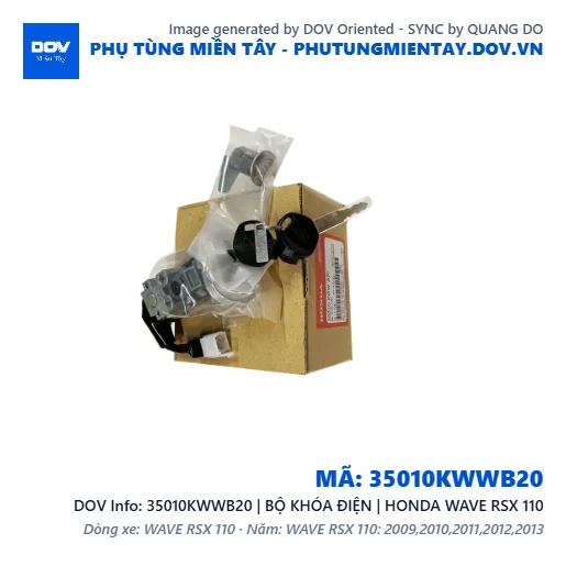 35010KWWB20 | BỘ KHÓA ĐIỆN | HONDA WAVE RSX 110 — 35010KWWB20