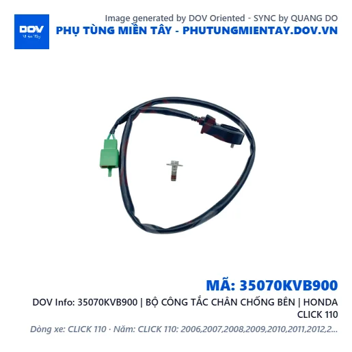 35070KVB900 | BỘ CÔNG TẮC CHÂN CHỐNG BÊN | HONDA CLICK 110 — 35070KVB900
