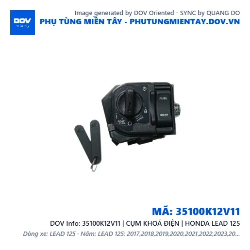35100K12V11 | CỤM KHOÁ ĐIỆN | HONDA LEAD 125 — 35100K12V11