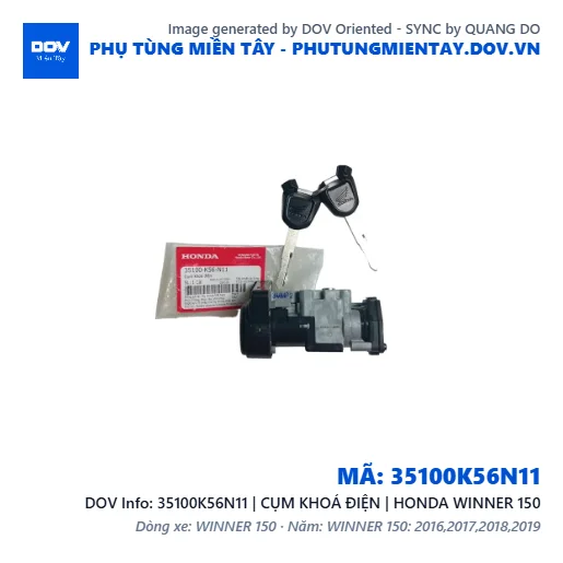 35100K56N11 | CỤM KHOÁ ĐIỆN | HONDA WINNER 150 — 35100K56N11