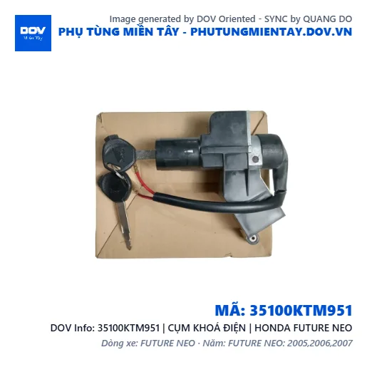 35100KTM951 | CỤM KHOÁ ĐIỆN | HONDA FUTURE NEO — 35100KTM951