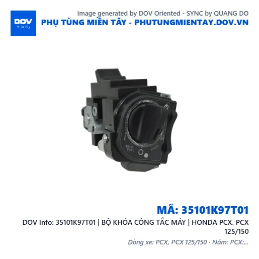 35101K97T01 | BỘ KHÓA CÔNG TẮC MÁY | HONDA PCX, PCX 125/150 — 35101K97T01