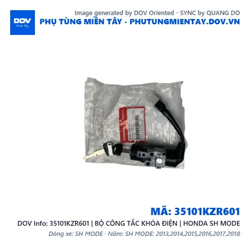 35101KZR601 | BỘ CÔNG TẮC KHÓA ĐIỆN | HONDA SH MODE — 35101KZR601