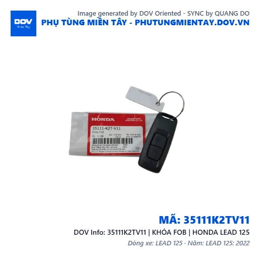 35111K2TV11 | KHÓA FOB | HONDA LEAD 125 — 35111K2TV11