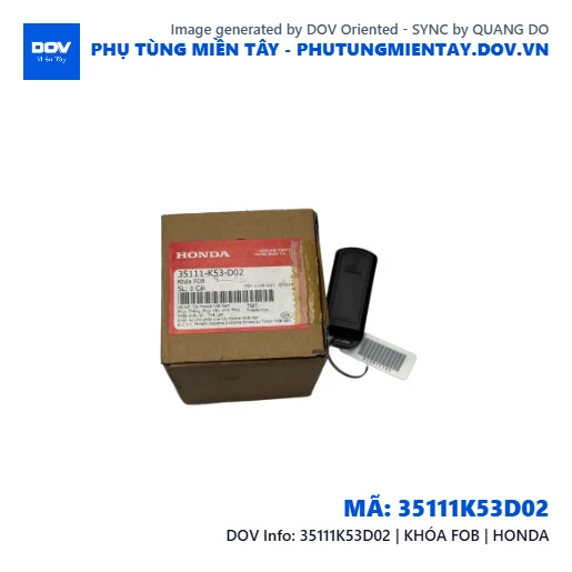 35111K53D02 | KHÓA FOB | HONDA  — 35111K53D02