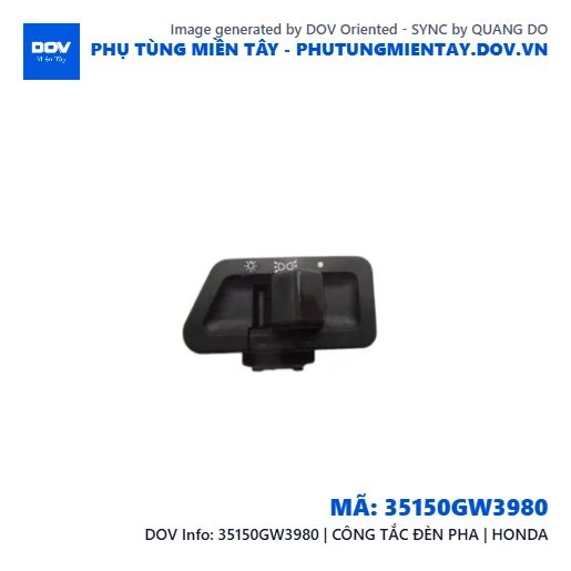 35150GW3980 | CÔNG TẮC ĐÈN PHA | HONDA — 35150GW3980