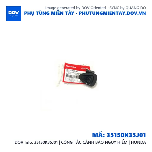 35150K35J01 | CÔNG TẮC CẢNH BÁO NGUY HIỂM | HONDA — 35150K35J01