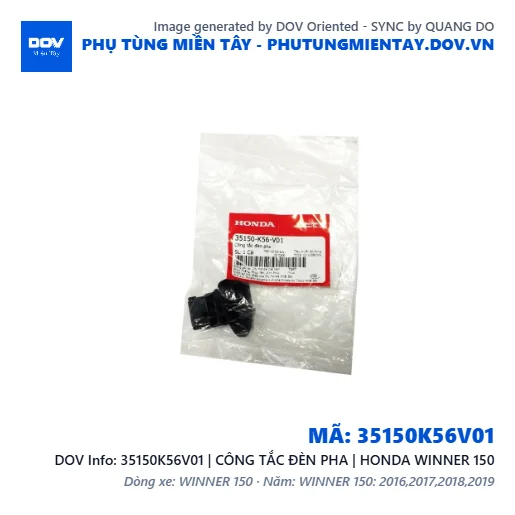 35150K56V01 | CÔNG TẮC ĐÈN PHA | HONDA WINNER 150 — 35150K56V01