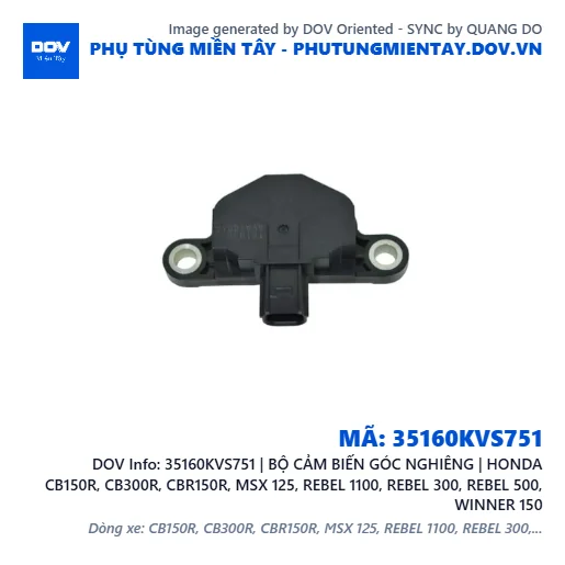 35160KVS751 | BỘ CẢM BIẾN GÓC NGHIÊNG | HONDA CB150R, CB300R, CBR150R, MSX 125, REBEL 1100, REBEL 300, REBEL 500, WINNER 150 — 35160KVS751