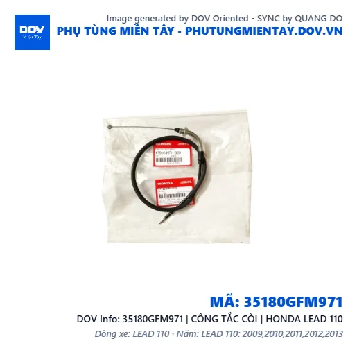 35180GFM971 | CÔNG TẮC CÒI | HONDA LEAD 110 — 35180GFM971