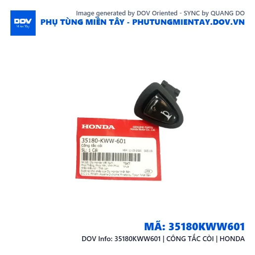 35180KWW601 | CÔNG TẮC CÒI | HONDA  — 35180KWW601