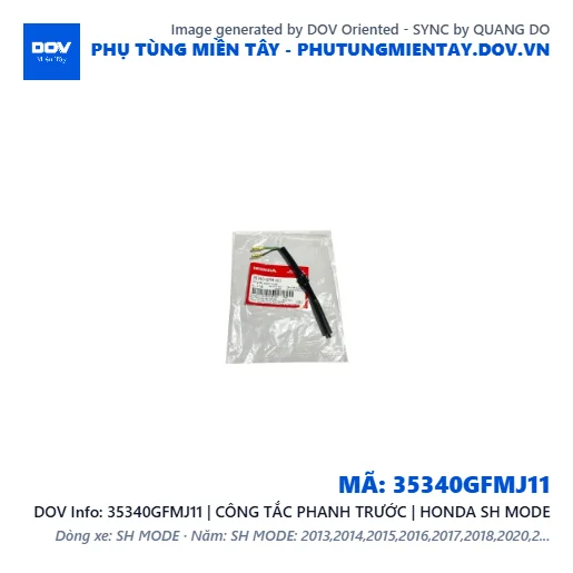 35340GFMJ11 | CÔNG TẮC PHANH TRƯỚC | HONDA SH MODE — 35340GFMJ11