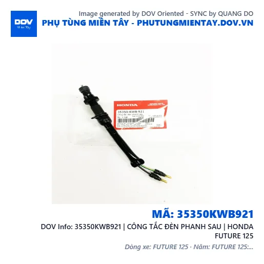 35350KWB921 | CÔNG TẮC ĐÈN PHANH SAU | HONDA FUTURE 125 — 35350KWB921