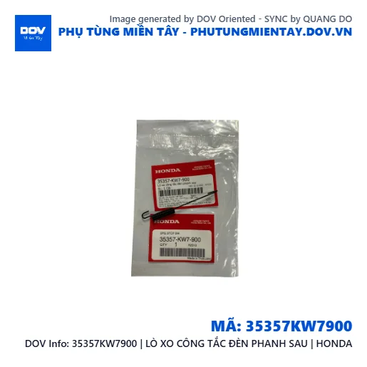 35357KW7900 | LÒ XO CÔNG TẮC ĐÈN PHANH SAU | HONDA  — 35357KW7900