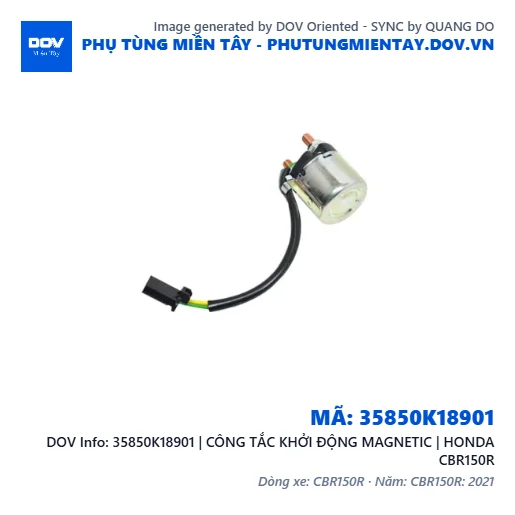 35850K18901 | CÔNG TẮC KHỞI ĐỘNG MAGNETIC | HONDA CBR150R — 35850K18901