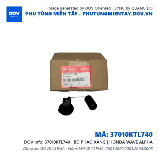 37010KTL740 | BỘ PHAO XĂNG | HONDA WAVE ALPHA — 37010KTL740