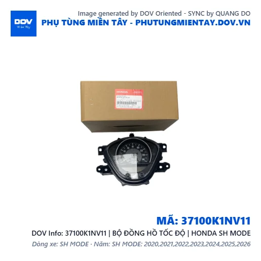 37100K1NV11 | BỘ ĐỒNG HỒ TỐC ĐỘ | HONDA SH MODE — 37100K1NV11