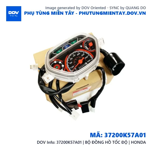 37200K57A01 | BỘ ĐỒNG HỒ TỐC ĐỘ | HONDA — 37200K57A01