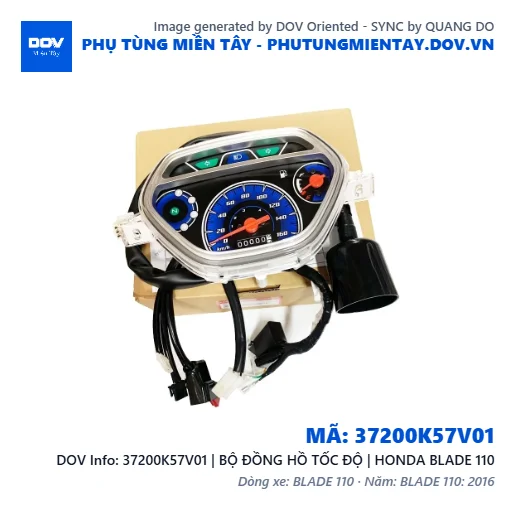 37200K57V01 | BỘ ĐỒNG HỒ TỐC ĐỘ | HONDA BLADE 110 — 37200K57V01