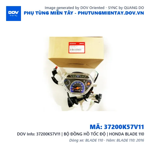 37200K57V11 | BỘ ĐỒNG HỒ TỐC ĐỘ | HONDA BLADE 110 — 37200K57V11