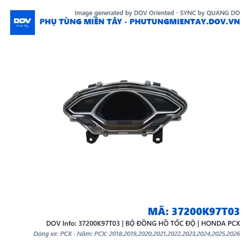 37200K97T03 | BỘ ĐỒNG HỒ TỐC ĐỘ | HONDA PCX — 37200K97T03