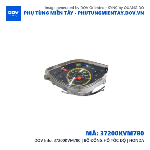 37200KVM780 | BỘ ĐỒNG HỒ TỐC ĐỘ | HONDA  — 37200KVM780