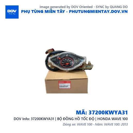 37200KWYA31 | BỘ ĐỒNG HỒ TỐC ĐỘ | HONDA WAVE 100 — 37200KWYA31