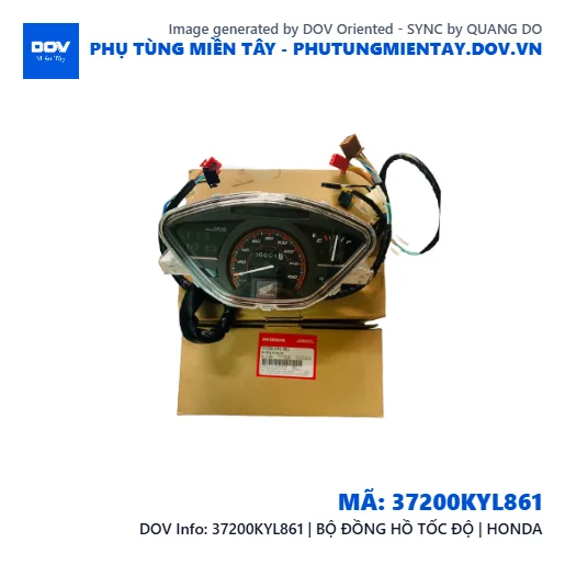 37200KYL861 | BỘ ĐỒNG HỒ TỐC ĐỘ | HONDA — 37200KYL861
