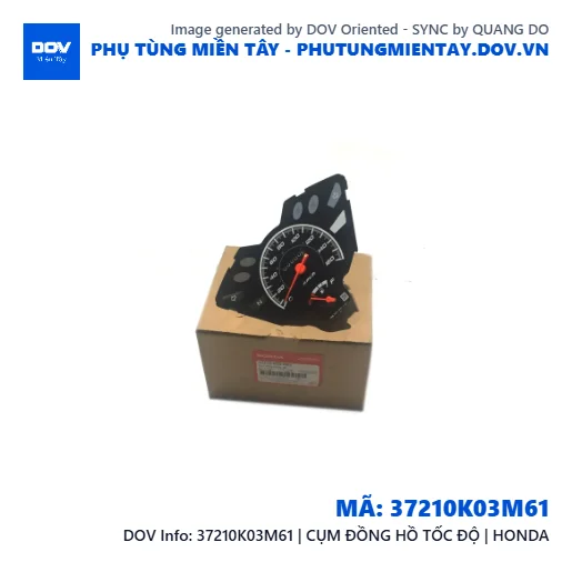 37210K03M61 | CỤM ĐỒNG HỒ TỐC ĐỘ | HONDA — 37210K03M61