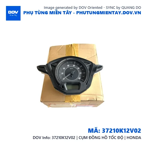 37210K12V02 | CỤM ĐỒNG HỒ TỐC ĐỘ | HONDA — 37210K12V02