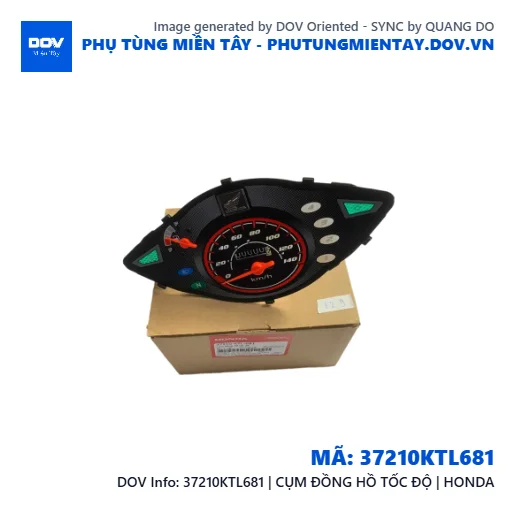 37210KTL681 | CỤM ĐỒNG HỒ TỐC ĐỘ | HONDA  — 37210KTL681