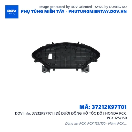 37212K97T01 | ĐẾ DƯỚI ĐỒNG HỒ TỐC ĐỘ | HONDA PCX, PCX 125/150 — 37212K97T01