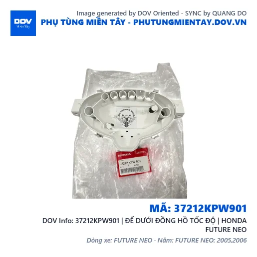 37212KPW901 | ĐẾ DƯỚI ĐỒNG HỒ TỐC ĐỘ | HONDA FUTURE NEO — 37212KPW901