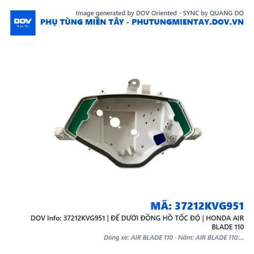 37212KVG951 | ĐẾ DƯỚI ĐỒNG HỒ TỐC ĐỘ | HONDA AIR BLADE 110 — 37212KVG951