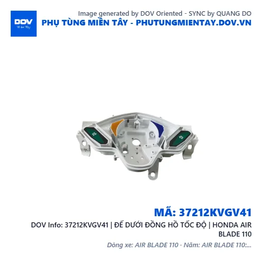 37212KVGV41 | ĐẾ DƯỚI ĐỒNG HỒ TỐC ĐỘ | HONDA AIR BLADE 110 — 37212KVGV41
