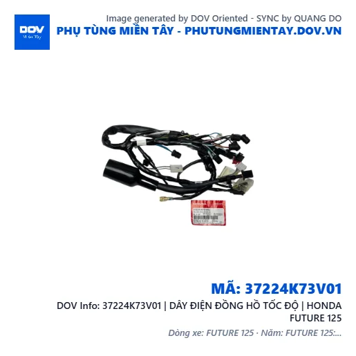 37224K73V01 | DÂY ĐIỆN ĐỒNG HỒ TỐC ĐỘ | HONDA FUTURE 125 — 37224K73V01