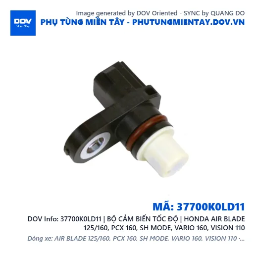 37700K0LD11 | BỘ CẢM BIẾN TỐC ĐỘ | HONDA AIR BLADE 125/160, PCX 160, SH MODE, VARIO 160, VISION 110 — 37700K0LD11