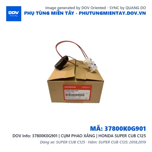 37800K0G901 | CỤM PHAO XĂNG | HONDA SUPER CUB C125 — 37800K0G901