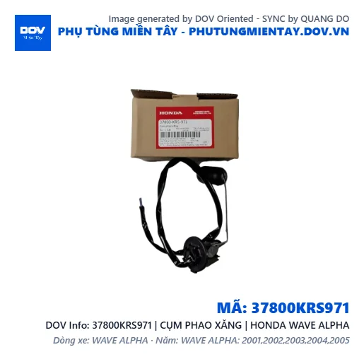 37800KRS971 | CỤM PHAO XĂNG | HONDA WAVE ALPHA — 37800KRS971