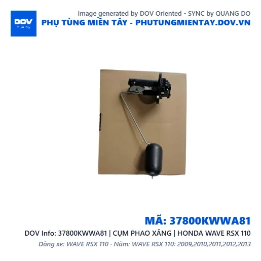 37800KWWA81 | CỤM PHAO XĂNG | HONDA WAVE RSX 110 — 37800KWWA81