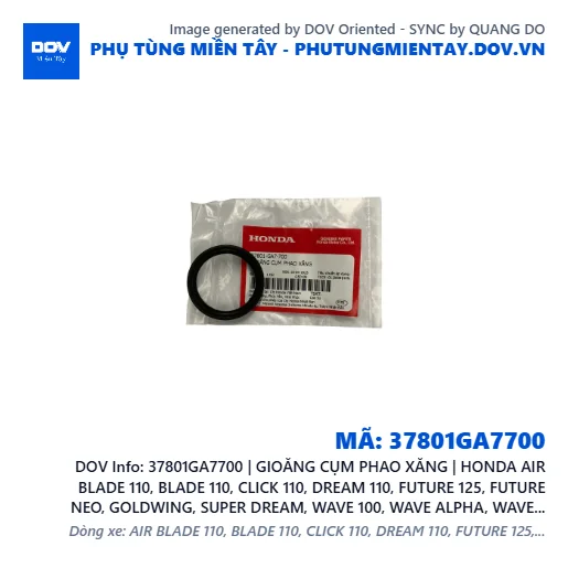 37801GA7700 | GIOĂNG CỤM PHAO XĂNG | HONDA AIR BLADE 110, BLADE 110, CLICK 110, DREAM 110, FUTURE 125, FUTURE NEO, GOLDWING, SUPER DREAM, WAVE 100, WAVE ALPHA, WAVE ALPHA 110, WAVE RSX 110 — 37801GA7700