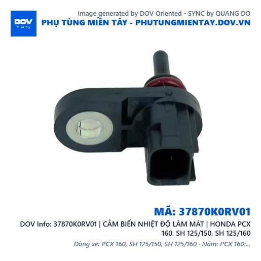 37870K0RV01 | CẢM BIẾN NHIỆT ĐỘ LÀM MÁT | HONDA PCX 160, SH 125/150, SH 125/160 — 37870K0RV01